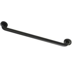 Camelon 24" Brass Decorative Grab Bar in Matte Black