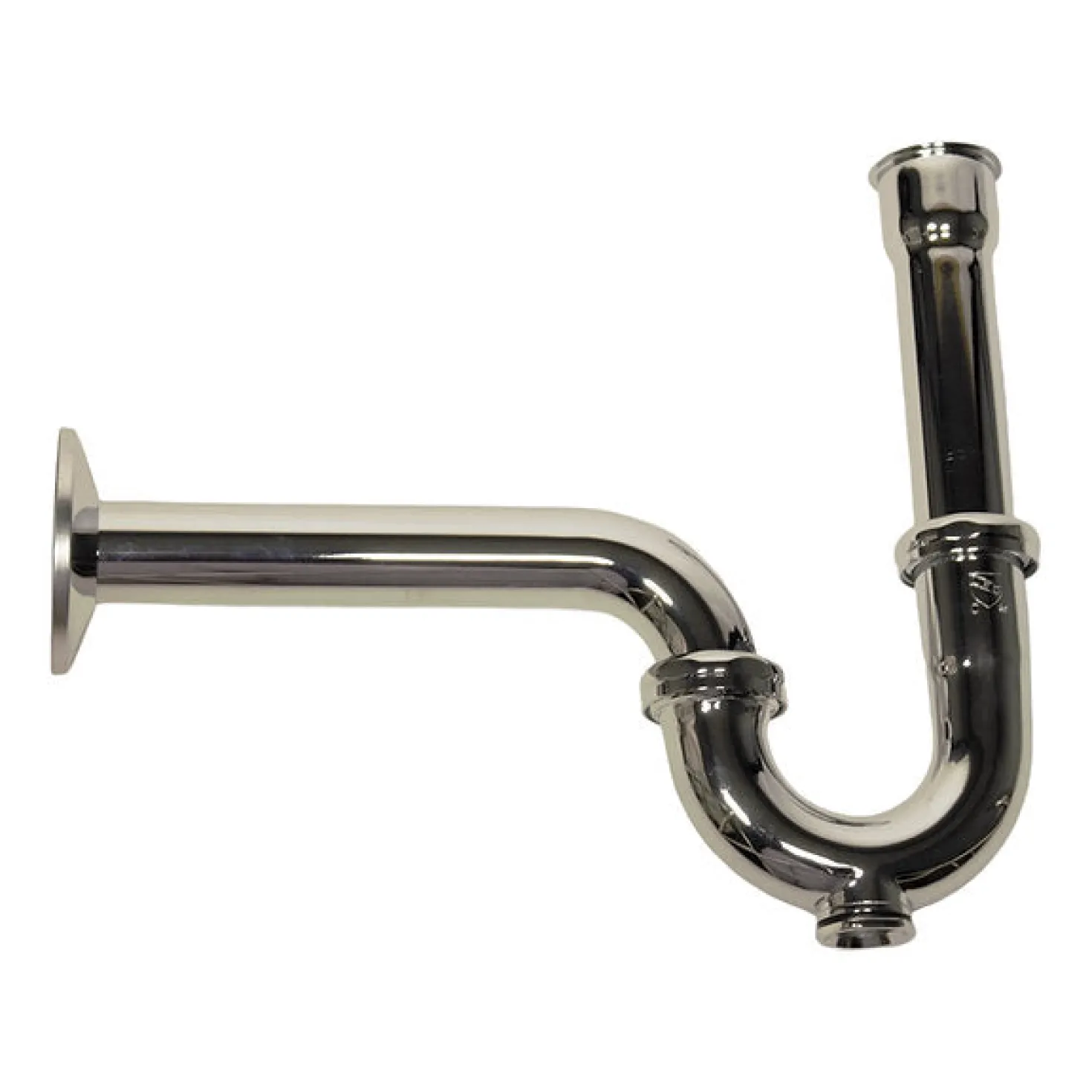 Chrome P-Trap for Bathroom and Utility Drains