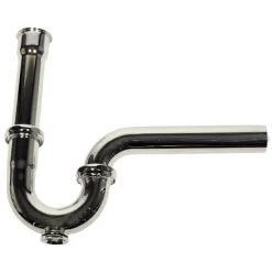 Chrome P-Trap for Bathroom and Utility Drains