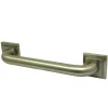 Claremont 24" Brass Decorative Grab Bar in Brushed Nickel