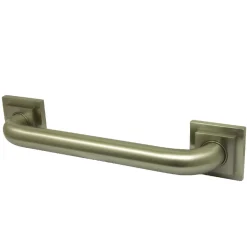 Claremont 24" Brass Decorative Grab Bar in Brushed Nickel