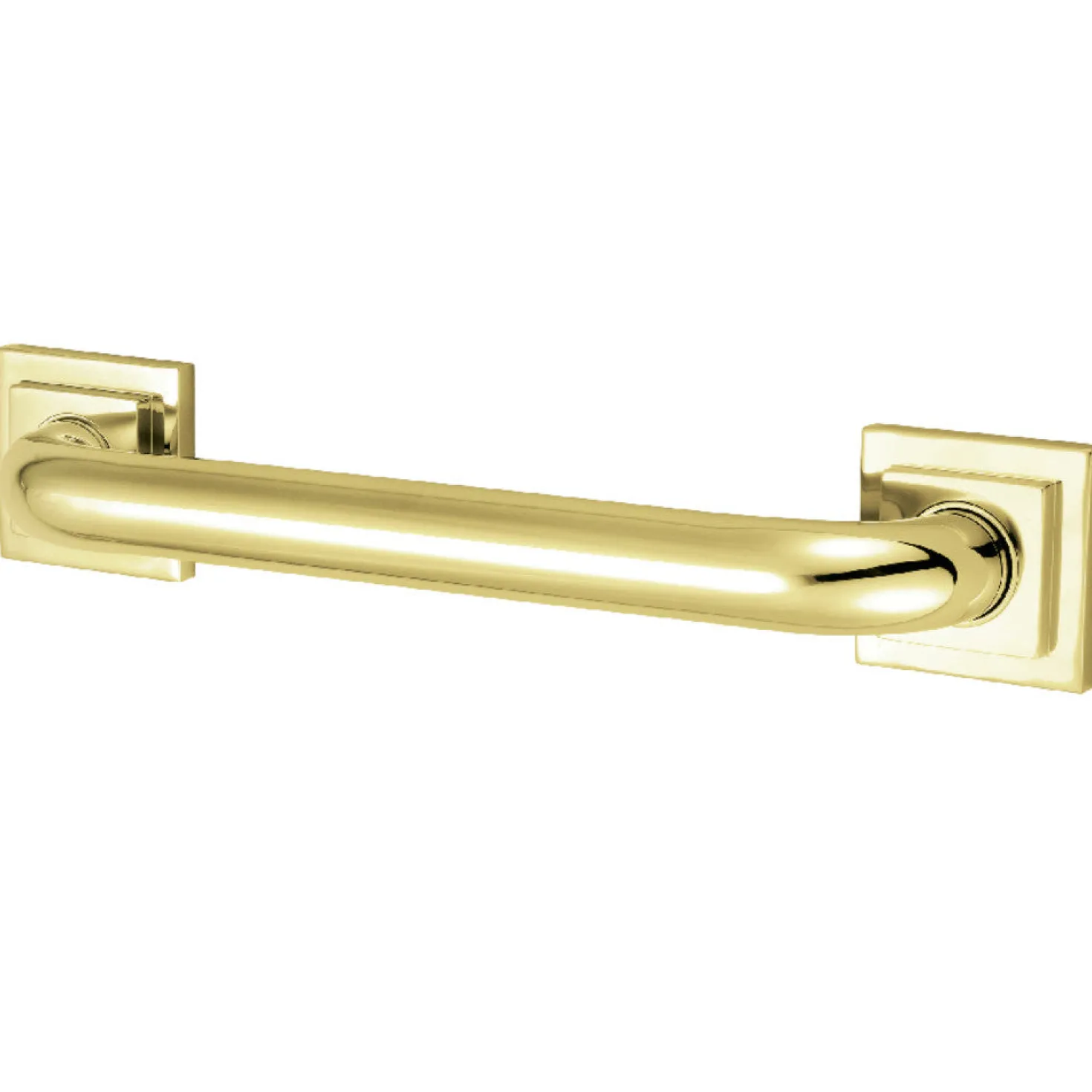 Claremont 32" Brass Decorative Grab Bar in Polished Brass
