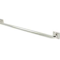 Claremont 32" Brass Decorative Grab Bar in Polished Nickel
