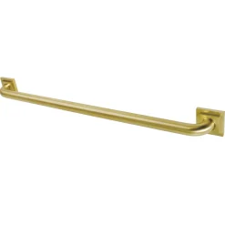 Claremont 30" Brass Decorative Grab Bar in Brushed Brass