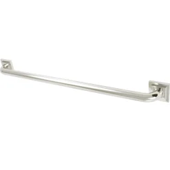 Claremont 30" Brass Decorative Grab Bar in Polished Nickel