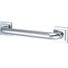 Claremont 30" Brass Decorative Grab Bar in Polished Chrome