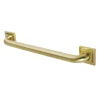 Claremont 18" Brass Decorative Grab Bar in Brushed Brass