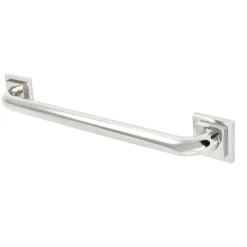 Claremont 18" Brass Decorative Grab Bar in Polished Nickel