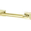 Claremont 24" Brass Decorative Grab Bar in Polished Brass