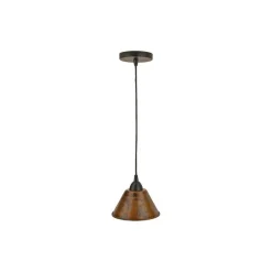 7" Copper Cone Pendant Light