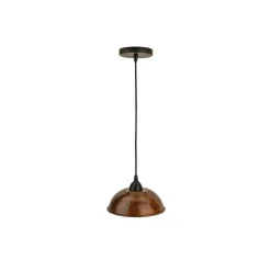 8 1/2" Copper Dome Pendant Light