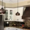 7" Copper Globe Pendant Light