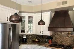 7" Copper Globe Pendant Light
