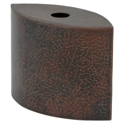 8" Copper Oval Cylinder Pendant Light Shade