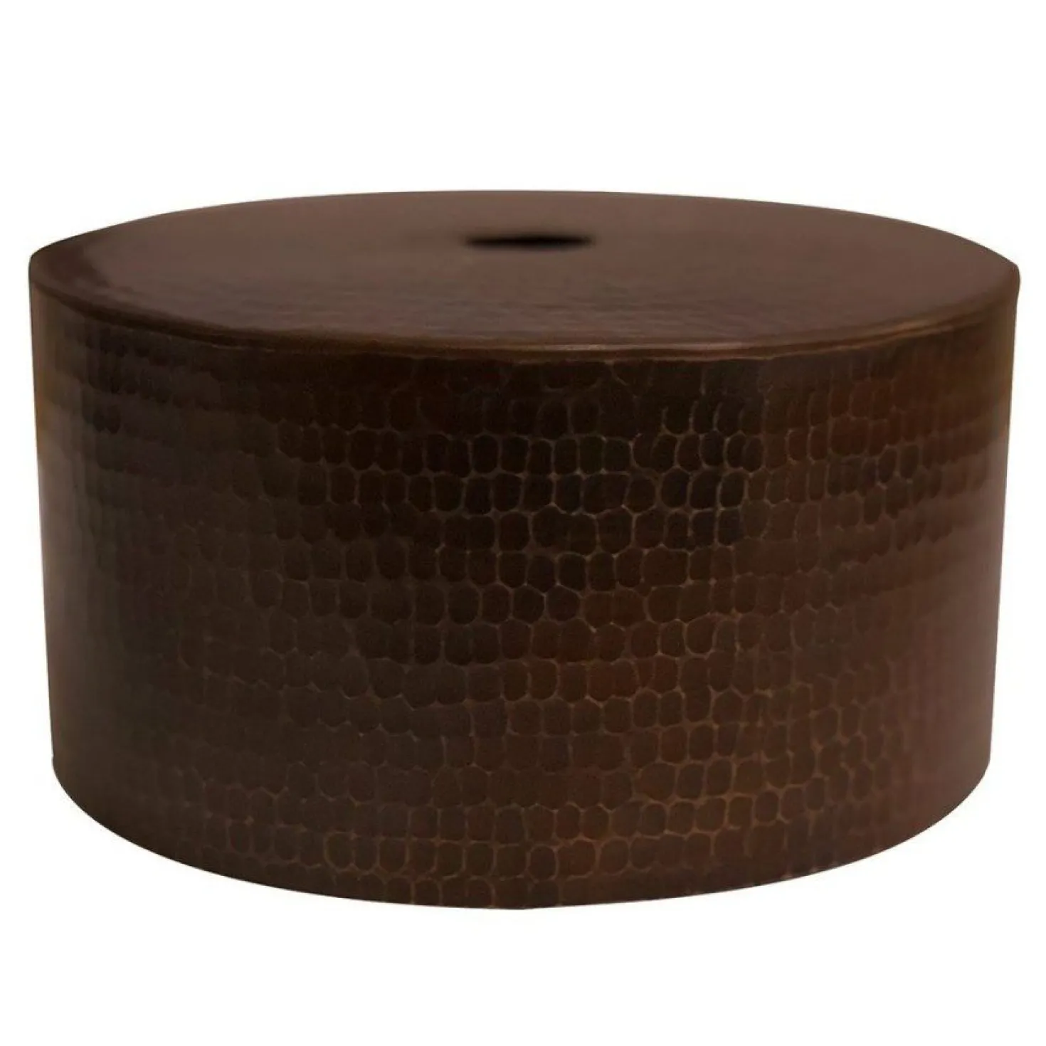 8" Copper Replacement Round Cylinder Pendant Light Shade