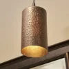 4" Copper Round Cylinder Pendant Light Shade
