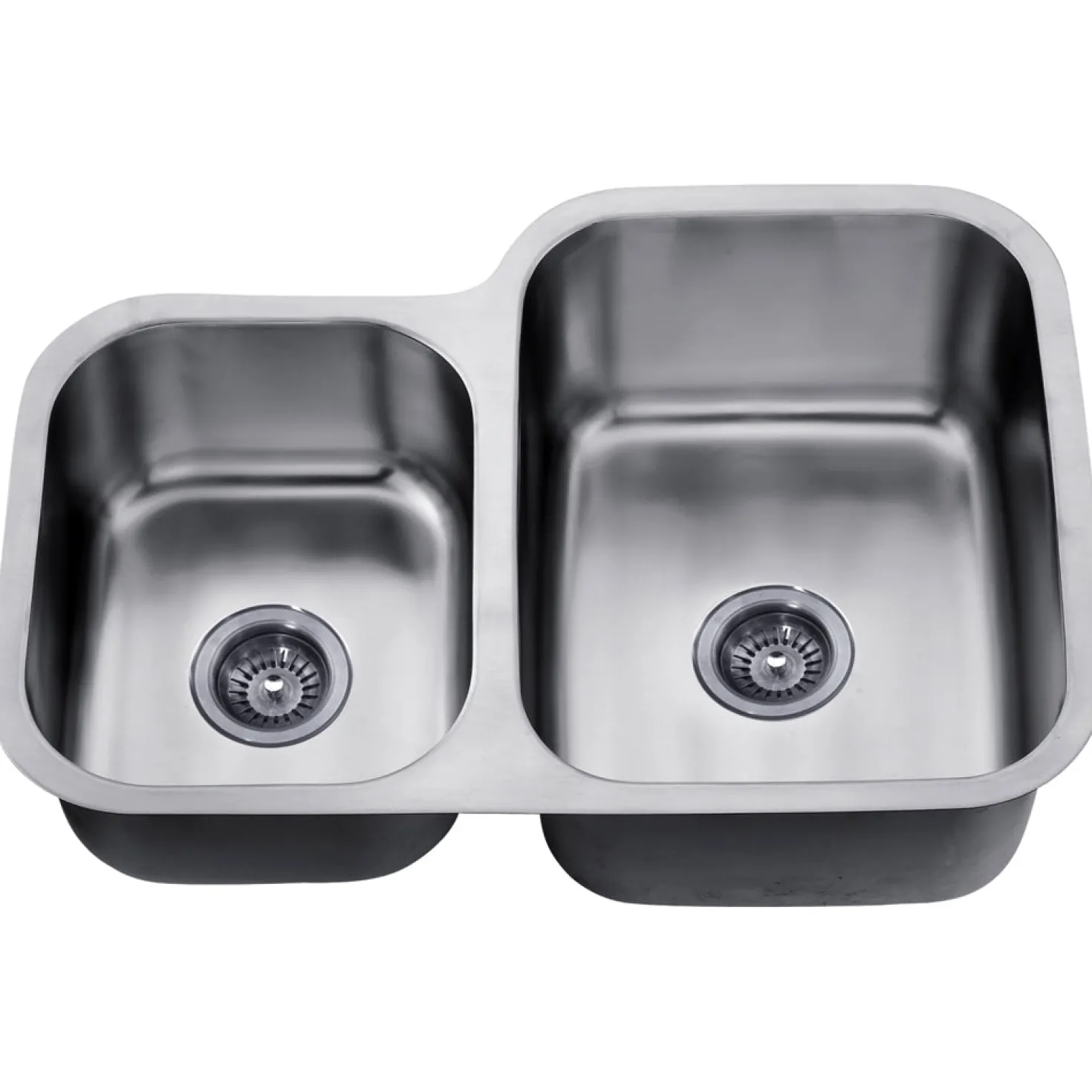 Dawn ASU110 30" Double Bowl Undermount 18 Gauge Stainless Steel Kitchen Sink