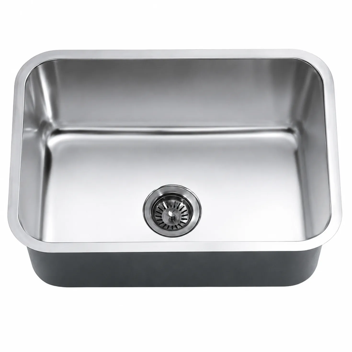 Dawn ASU2316 Single Bowl 25" Undermount Stainless Steel Kitchen Sink