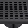 Dawn Brisbane River Series Square Shower Drain 5"L Dark Brown Finished
