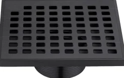 Dawn Brisbane River Series Square Shower Drain 5"L Dark Brown Finished
