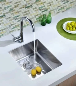 Dawn BS131507 15" Single Bowl Undermount 18 Gauge Stainless Steel Bar Sink