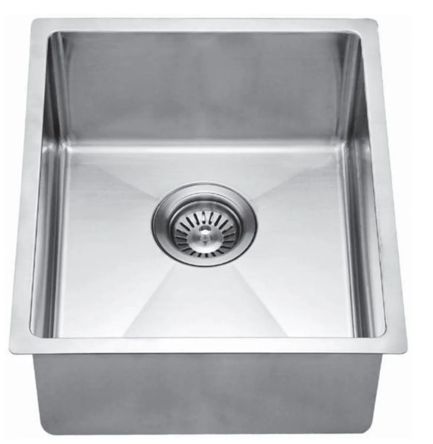 Dawn BS131507 15" Single Bowl Undermount 18 Gauge Stainless Steel Bar Sink