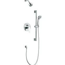 Dawn Everglades Series Shower Combo Set Wall Mounted Showerhead with Slide Bar Handheld Shower