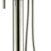 Dawn Floor Mount Freestanding Bathtub Filler Faucet with Hand Held Shower