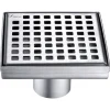 Dawn LBE050504 Brisbane River Series - Square Shower Drain 5"L (Stamping technique & press in the base)