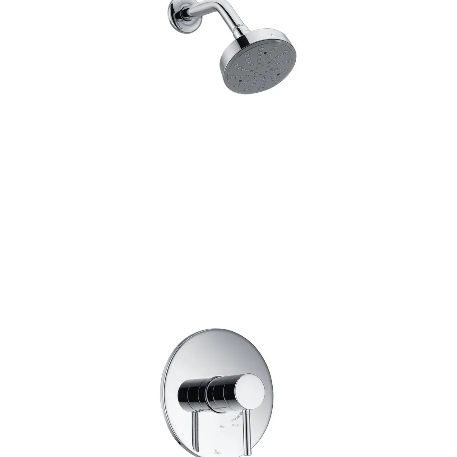 Dawn Pinnacles Series Shower Combo Set Wall Mounted Showerhead with Trim