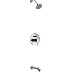 Dawn Pinnacles Series Shower Combo Set Wall Mounted Showerhead and Tub Spout with Trim
