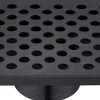 Dawn Rhone River Series Square Shower Drain 5"L Threaded Dark Brown Finished