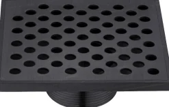 Dawn Rhone River Series Square Shower Drain 5"L Threaded Dark Brown Finished