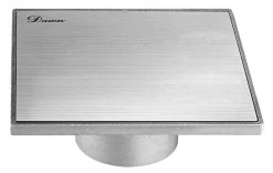 Dawn Shower Square Drain - Volga River Series