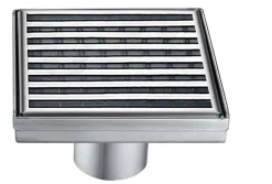 Dawn Shower Square Drain - Wheaton River Series