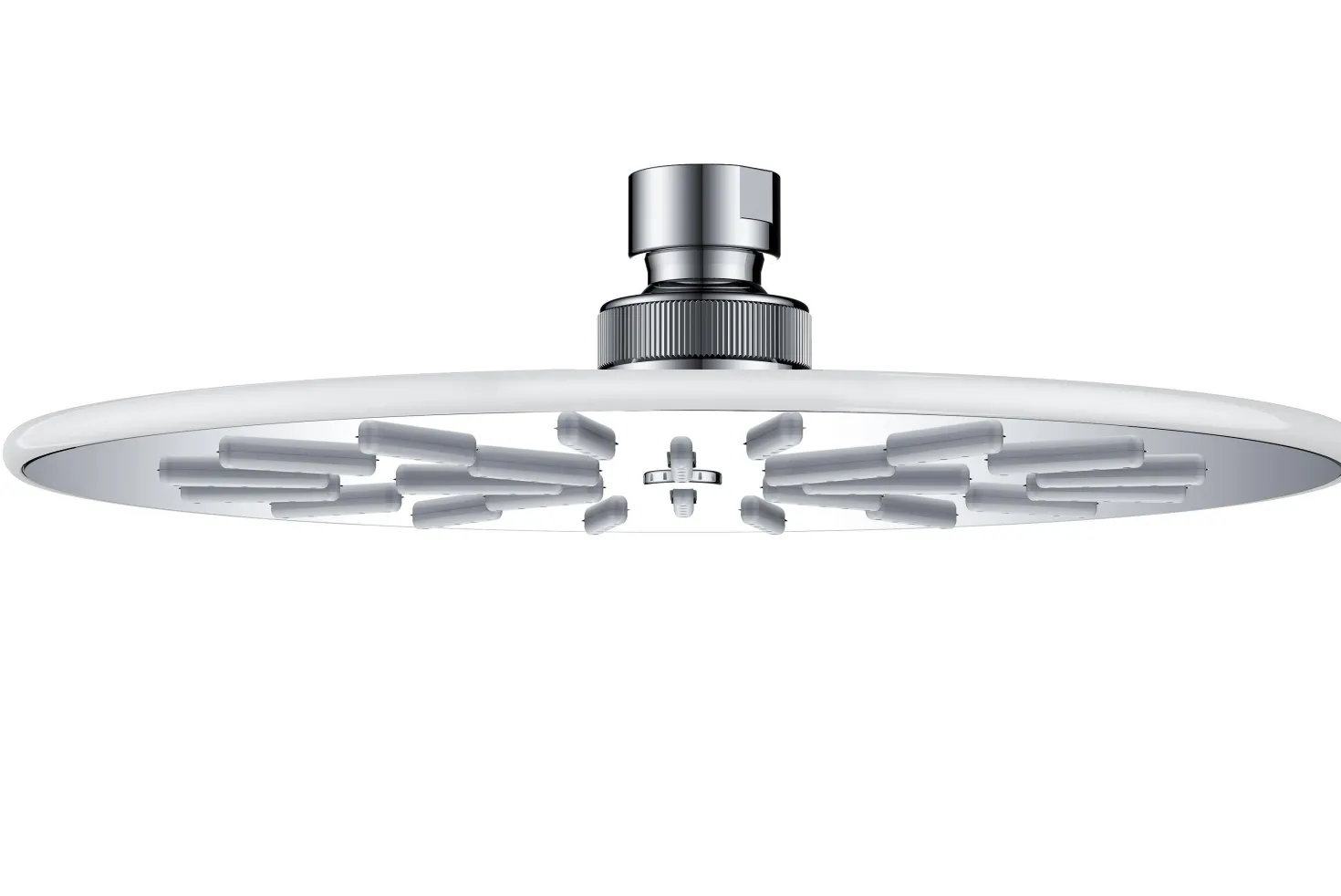 Dawn Single Function Round Rain Showerhead in Chrome