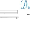 Dawn Stainless Steel Shower Drain Channel Side Outlet with Adjustable Feet