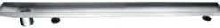 Dawn Stainless Steel Shower Drain Channel Side Outlet with Adjustable Feet
