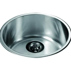 Dawn Top Mount Round Single Bowl Bar Sink