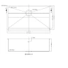 Dawn XSR311610 Undermount 16 Gauge Extra Small Radius Single Bowl Kitchen Sink