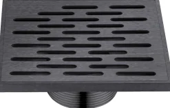 Dawn Yangtze River Series Square Shower Drain 5-Inch Dark Brown Finished