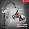Delta Cassidy Single Handle Pull-Down Kitchen Faucet with TouchO and ShieldSpray
