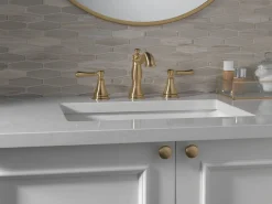 Delta Cassidy Two Handle Widespread Bathroom Faucet