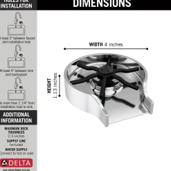 Delta Counter Top Glass Rinser
