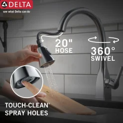Delta Mateo Single Handle Pull-Down Kitchen Faucet