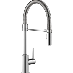 Delta Trinsic Pro Single Handle Pull-Down Kitchen Faucet With Spring Spout