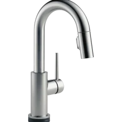 Delta Trinsic Single Handle Pull-Down Bar Faucet with TouchO Technology