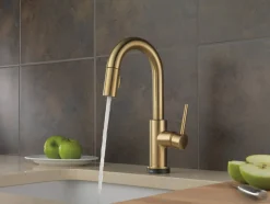 Delta Trinsic Single Handle Pull-Down Bar Faucet with TouchO Technology