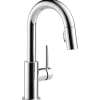 Delta Trinsic Single Handle Pull-Down Bar/Prep Kitchen Limited Swivel