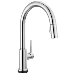 Delta Trinsic Single-Handle Pull-Down Kitchen Faucet with TouchO | Hands Free and Touch